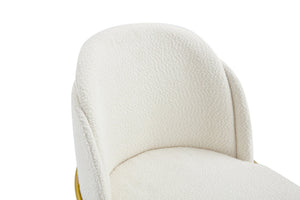 English Elm Set Set Of 2 Modern Dining Chairs With White Upholstered Seats And Brown Legs For Stylish Comfort W370P193934-GIGA