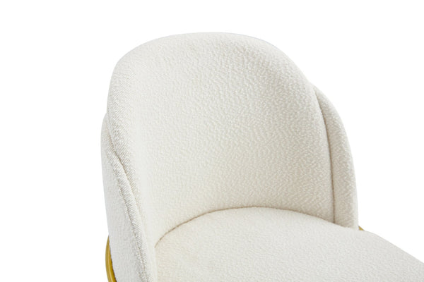 English Elm Set Set Of 2 Modern Dining Chairs With White Upholstered Seats And Brown Legs For Stylish Comfort W370P193934-GIGA