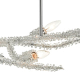 Winter's Spray 53'' Wide 7-Light Linear Chandelier - Polished Chrome 46781/7 Elk Lighting