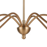 Wellsley 47'' Wide 6-Light Linear Chandelier - Burnished Brass 46799/6 Elk Lighting