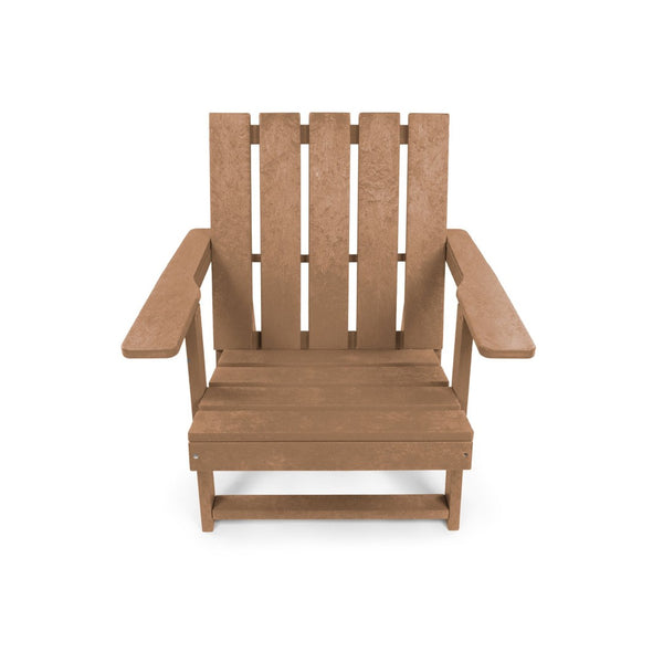 English Elm Shoreline Recycled Hdpe Folding Adirondack Chair Fully Assembled Modern Patio Seating Teak B2745P409679