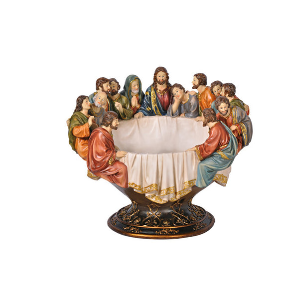 Homeroots 12" Brown Ivory And Gold Polyresin Decorative Bowl  Polyresin 468371