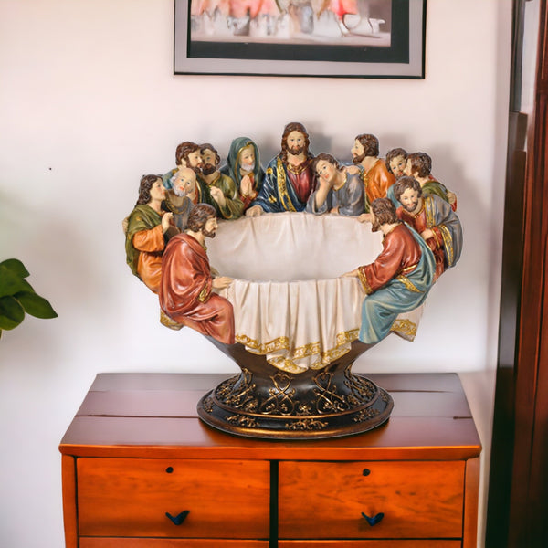 Homeroots 12" Brown Ivory And Gold Polyresin Decorative Bowl  Polyresin 468371