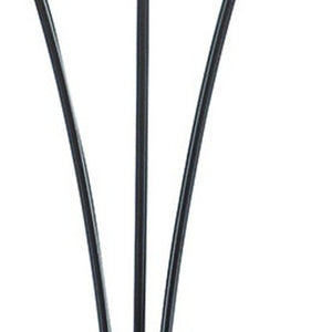 Homeroots 84" Beige And Espresso Brown Three Lights Tree Floor Lamp With Beige Drum Shade  Metal 468397