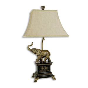 Homeroots Antique Elephant Table Lamp   468424