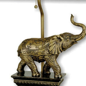 Homeroots Antique Elephant Table Lamp   468424