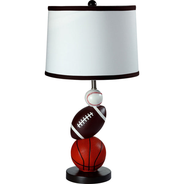 Homeroots Whimsical Sports Themed Table Lamp   468425