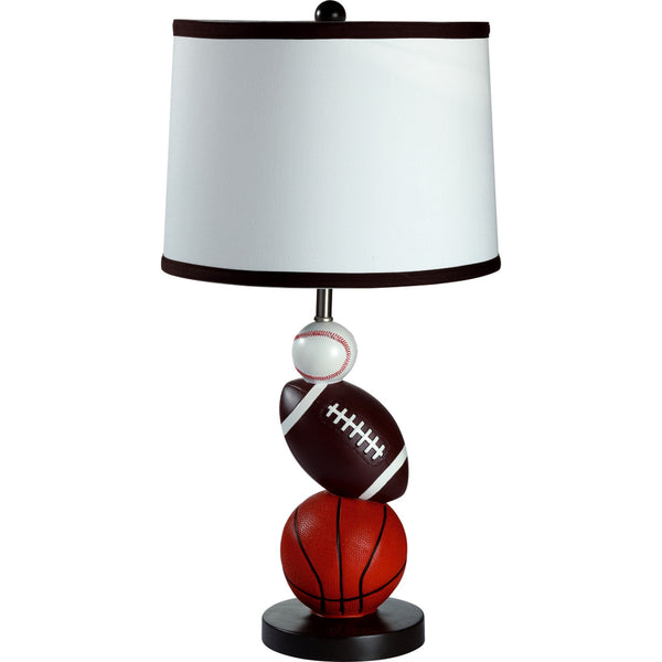 Homeroots Whimsical Sports Themed Table Lamp   468425
