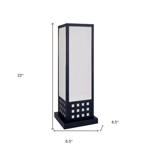 Homeroots Contemporary Black Table Lamp   468486