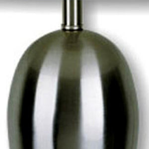 HomeRoots 29" Nickel Metal Urn Table Lamp - Elegant White Empire Shade for Timeless Home Décor & Versatile Lighting 468564