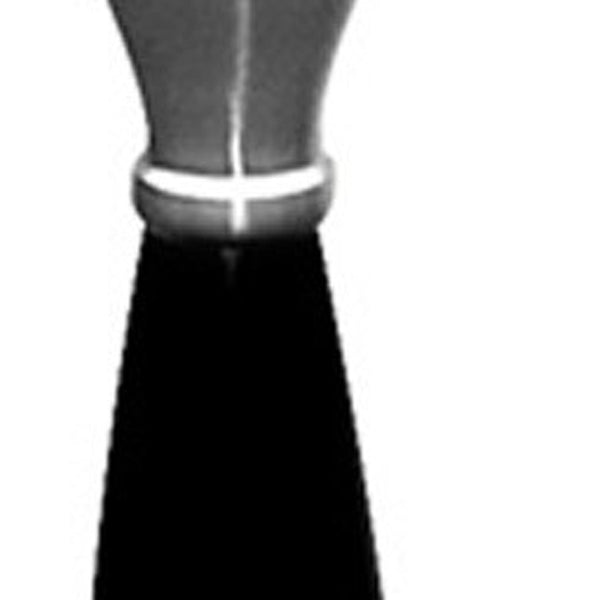 HomeRoots 30" Elegant Black Solid Wood Table Lamp with White Shade for Cozy Ambient Bedroom Lighting 468860