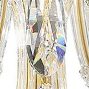 Homeroots Candle Style Empire Transparent Glass Led Ceiling Light   468889