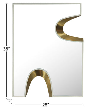 Soleil Cream Mirror 468Cream-28M Meridian Furniture
