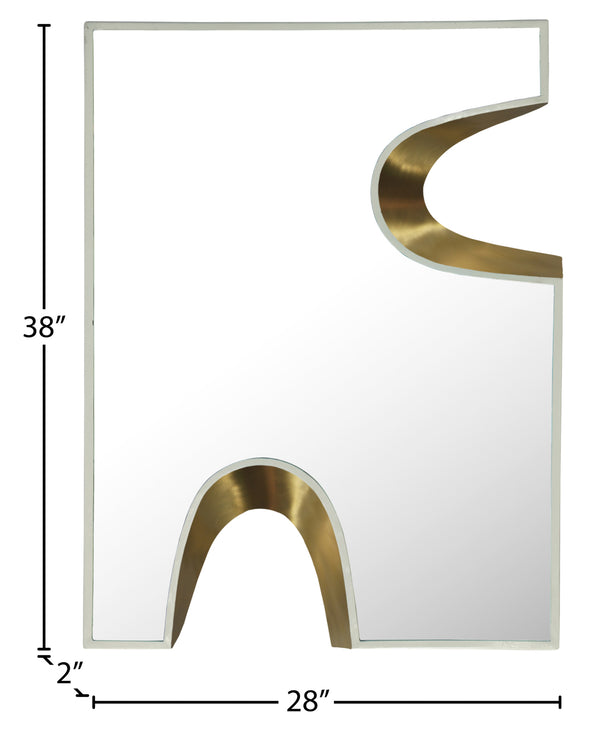 Soleil Cream Mirror 468Cream-28M Meridian Furniture