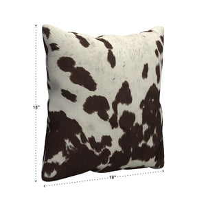 Devon Cowhide Pattern Throw Pillows Set of 2 Bold Farmhouse Accent for Modern Decor