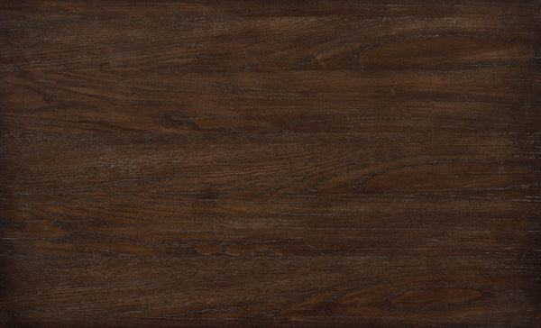 English Elm Contemporary Ash Veneer Eastern King Bed with Bold X-frame Headboard in Dark Brown B011S01125