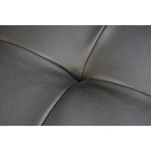 English Elm 2 Piece PVC Fabric Upholstered Living Room Set with LED Lights, USB Ports, Storage Console & Cupholders — Modern Comfort and Style for Home B016S00049