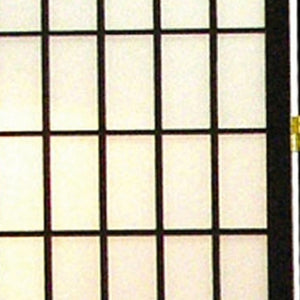 HomeRoots 70" Black and White Four-Panel Room Divider - Stylish Heavy-Duty Folding Screen for Privacy & Decor 469129