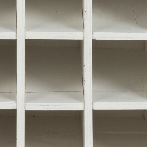 Homeroots Rustic White Wine Cabinet With Two Drawers  Wood 469152