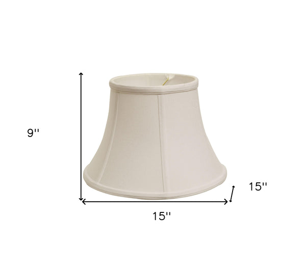 Homeroots 15" Snow Drum No Slub Lampshade  No Slub Innsbruck 469485