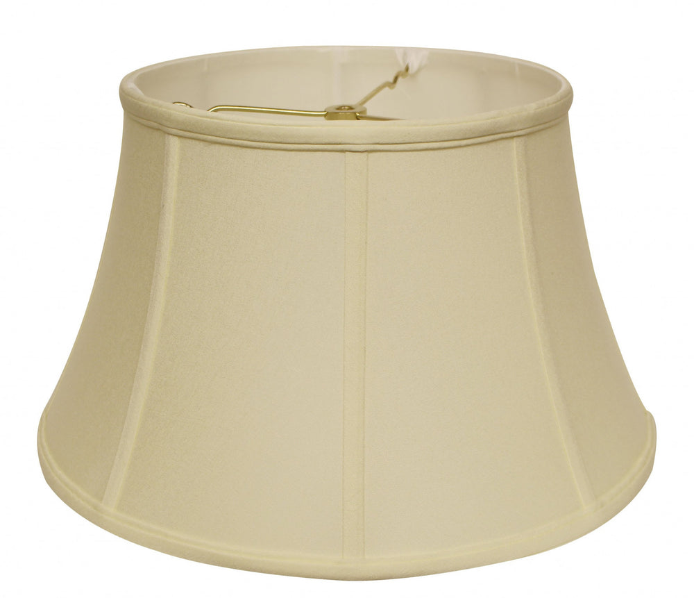 Homeroots 15" Ivory Drum No Slub Lampshade  No Slub Innsbruck 469486