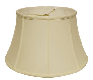 Homeroots 15" Ivory Drum No Slub Lampshade  No Slub Innsbruck 469486