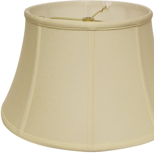 Homeroots 15" Ivory Drum No Slub Lampshade  No Slub Innsbruck 469486