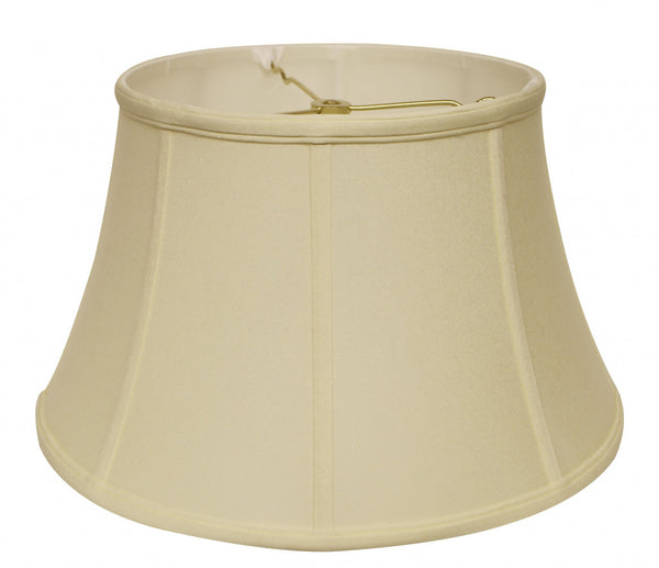 Homeroots 15" Ivory Drum No Slub Lampshade  No Slub Innsbruck 469486