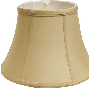Homeroots 15" Pale Brown Drum No Slub Lampshade  No Slub Innsbruck 469487