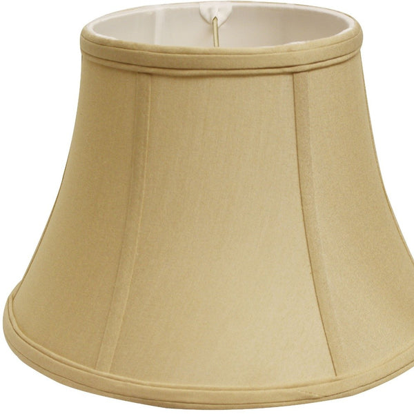 Homeroots 15" Pale Brown Drum No Slub Lampshade  No Slub Innsbruck 469487