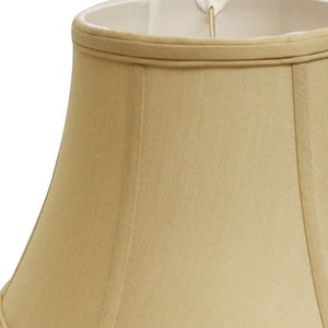 Homeroots 15" Pale Brown Drum No Slub Lampshade  No Slub Innsbruck 469487