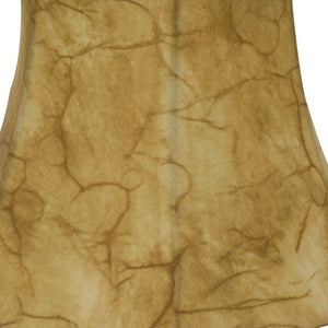 Homeroots 18" Antique Parchment Shallow Drum Parchment Lampshade  Parchment 469498