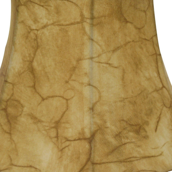 Homeroots 18" Antique Parchment Shallow Drum Parchment Lampshade  Parchment 469498