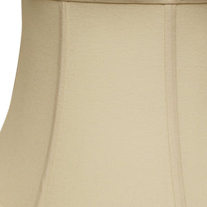 Homeroots 19" Inherent Drum Linen Lampshade  Linen 469505