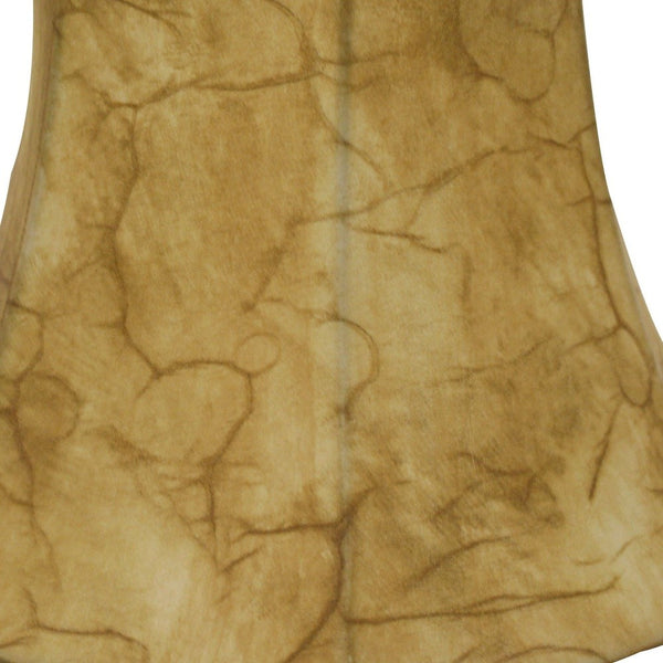 Homeroots 19" Antique Parchment Shallow Drum Parchment Lampshade  Parchment 469508