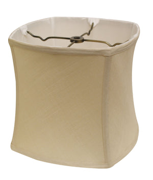 Homeroots 9" Inherent Soft Box Pongee Silk Lampshade  Pongee Silk 469510