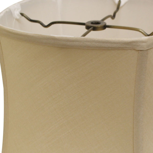 Homeroots 9" Inherent Soft Box Pongee Silk Lampshade  Pongee Silk 469510