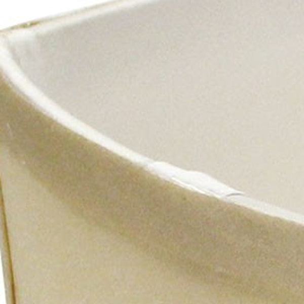 Homeroots 15" Ivory Soft Box Pongee Silk Lampshade  Pongee Silk 469513