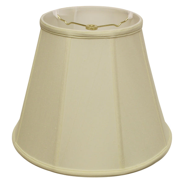 Homeroots 16" Ivory Slanted Empire Monay Shantung Lampshade  Monay Shantung Silk 469562