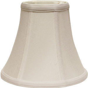 Homeroots 14" Snow Premium Bell No Slub Lampshade  No Slub Innsbruck 469599