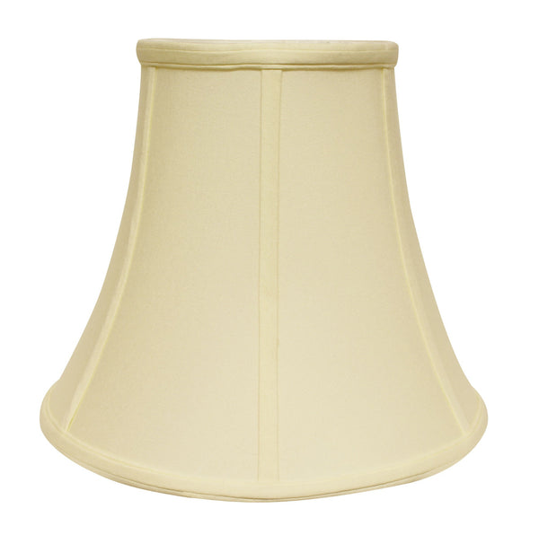 Homeroots 14" Ivory Premium Bell No Slub Lampshade  No Slub Innsbruck 469600