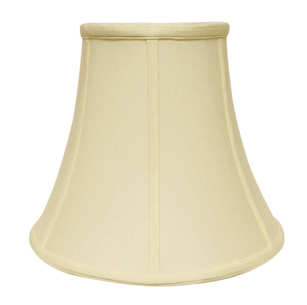 Homeroots 14" Ivory Premium Bell No Slub Lampshade  No Slub Innsbruck 469600
