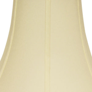 Homeroots 14" Ivory Premium Bell No Slub Lampshade  No Slub Innsbruck 469600
