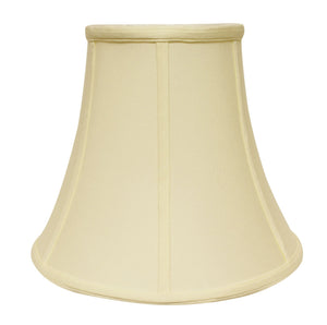 Homeroots 14" Ivory Premium Bell No Slub Lampshade  No Slub Innsbruck 469600