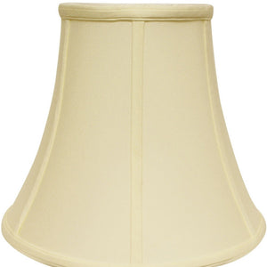 Homeroots 14" Ivory Premium Bell No Slub Lampshade  No Slub Innsbruck 469600
