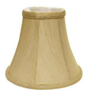 Homeroots 14" Pale Brown Premium Bell No Slub Lampshade  No Slub Innsbruck 469601