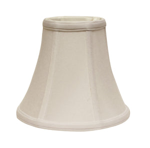 Homeroots 16" Snow Premium Bell No Slub Lampshade  No Slub Innsbruck 469605