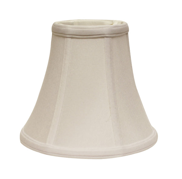 Homeroots 16" Snow Premium Bell No Slub Lampshade  No Slub Innsbruck 469605