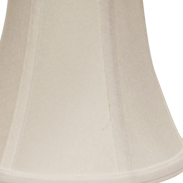 Homeroots 16" Snow Premium Bell No Slub Lampshade  No Slub Innsbruck 469605