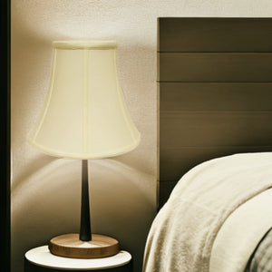 Homeroots 16" Ivory Premium Bell No Slub Lampshade  No Slub Innsbruck 469606